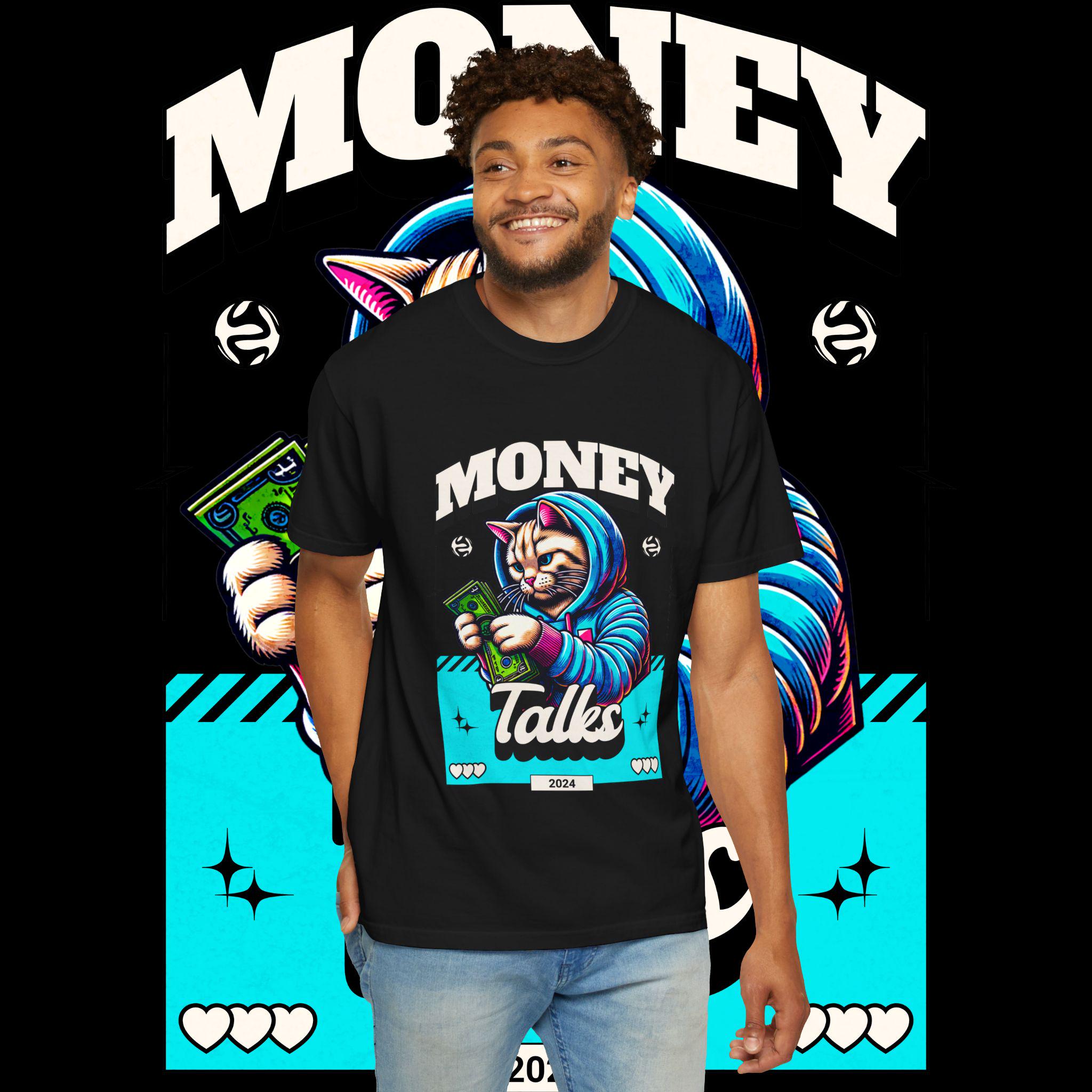 Make Money Graphic Tee: Unisex Vintage Style Cotton T-Shirt