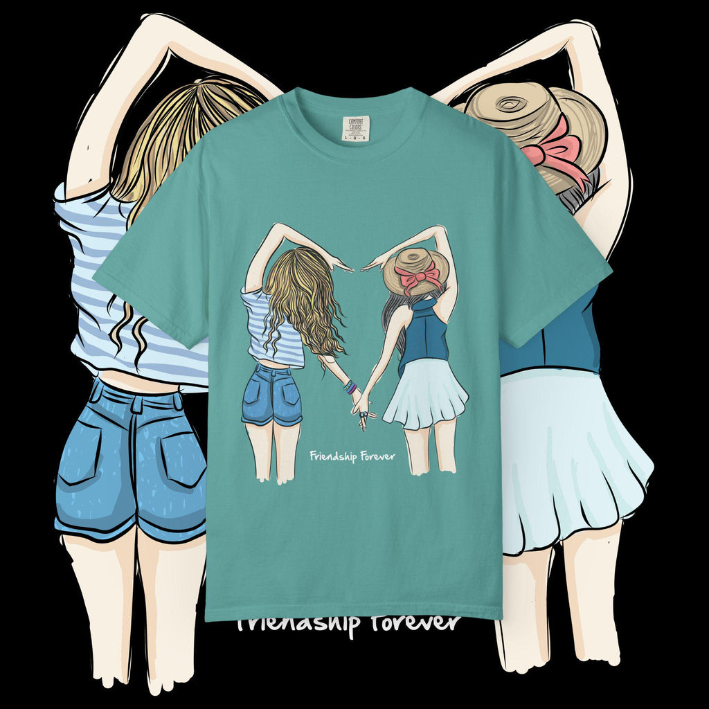 Friendship forever girls holding hands T-shirt | Besties shirt