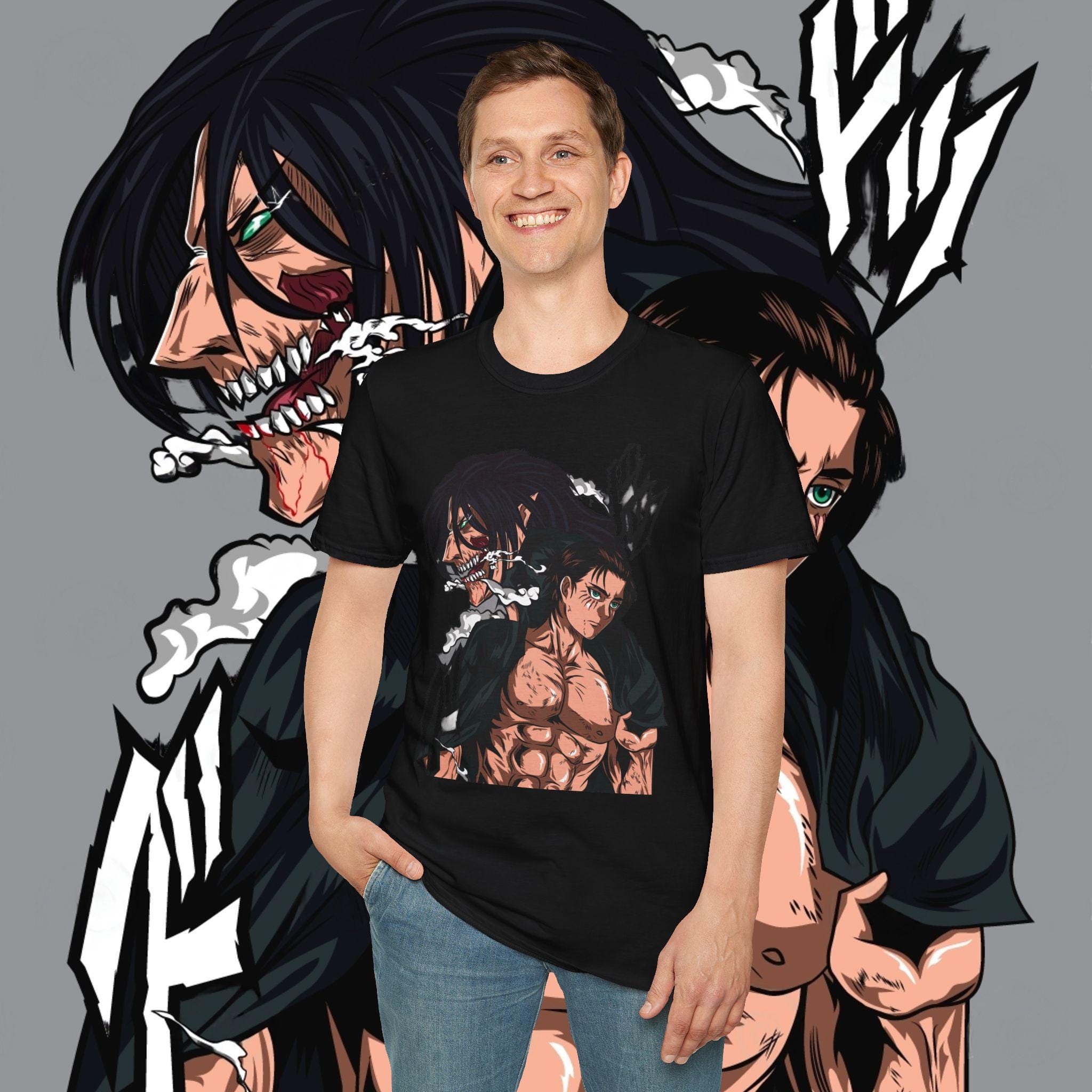 Attack on Titan Unisex T-Shirt, Survey Corps Tee, Levi Ackerman Shirt, Anime Fan Gift, AOT Top