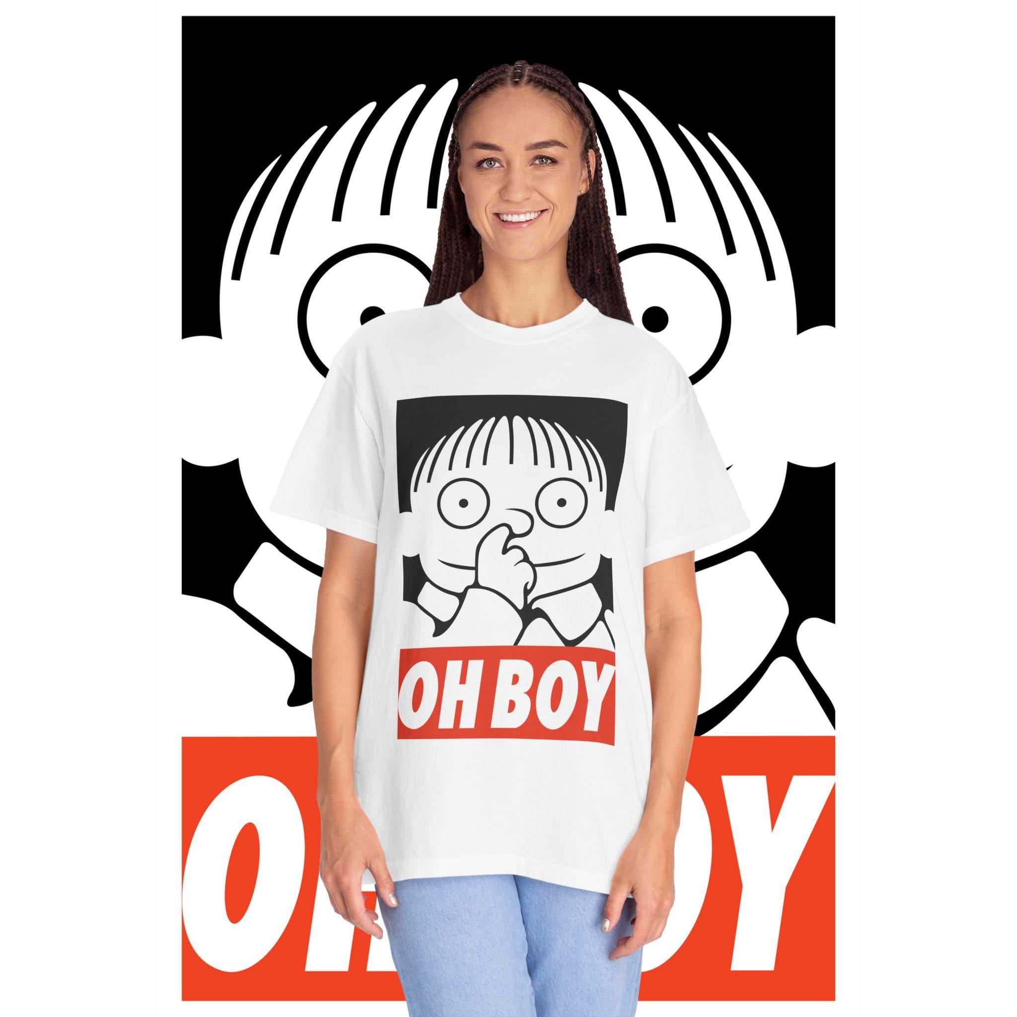 Funny Graphic T-Shirt: Unisex Garment-Dyed Cotton Tee