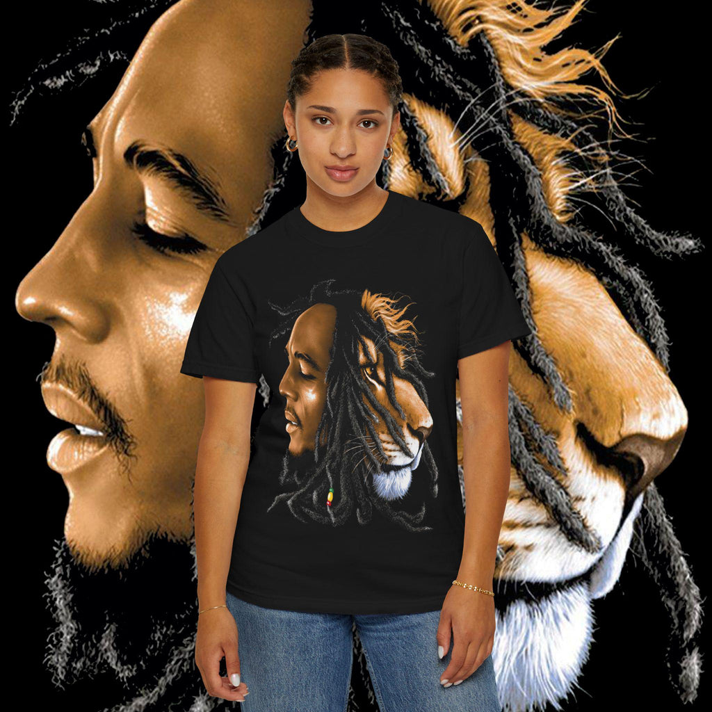 Lion Spirit Unisex T-Shirt: Bohemian Graphic Tee for Nature Lovers