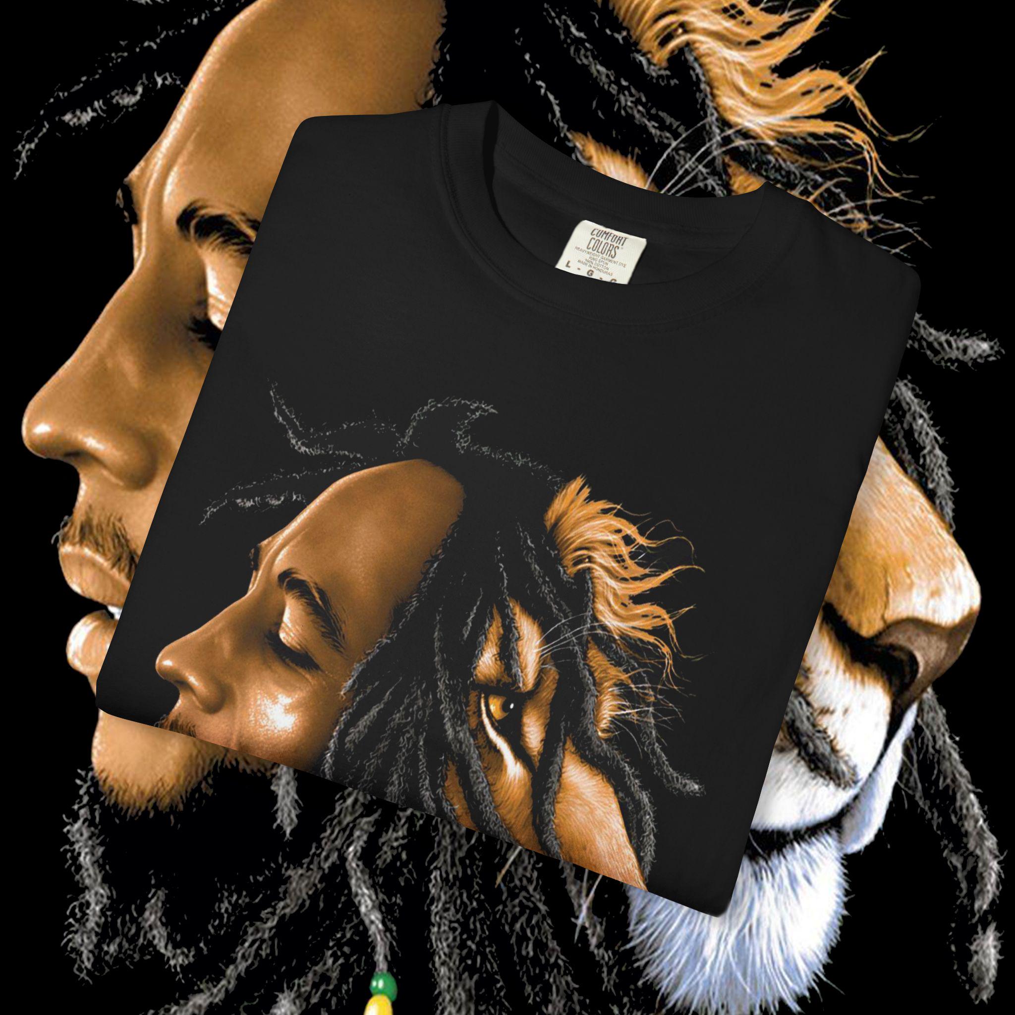 Lion Spirit Unisex T-Shirt: Bohemian Graphic Tee for Nature Lovers