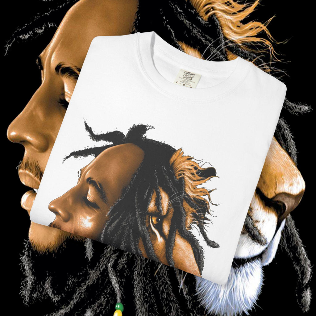 Lion Spirit Unisex T-Shirt: Bohemian Graphic Tee for Nature Lovers