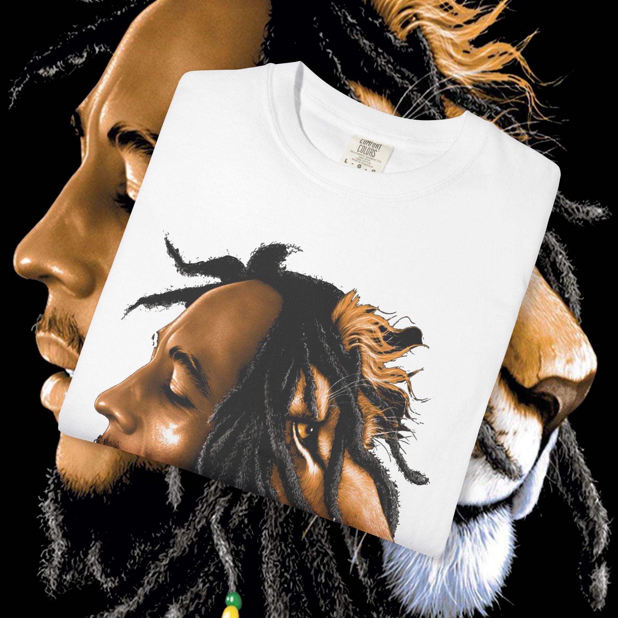 Lion Spirit Unisex T-Shirt: Bohemian Graphic Tee for Nature Lovers