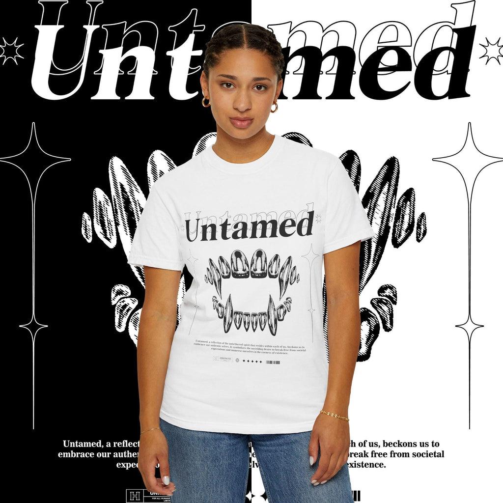 Untamed Spirit T-Shirt: Unisex Garment-Dyed Cotton Tee