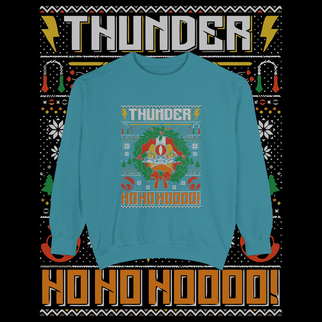 Thunder Ho Ho Ho Retro Christmas Sweatshirt