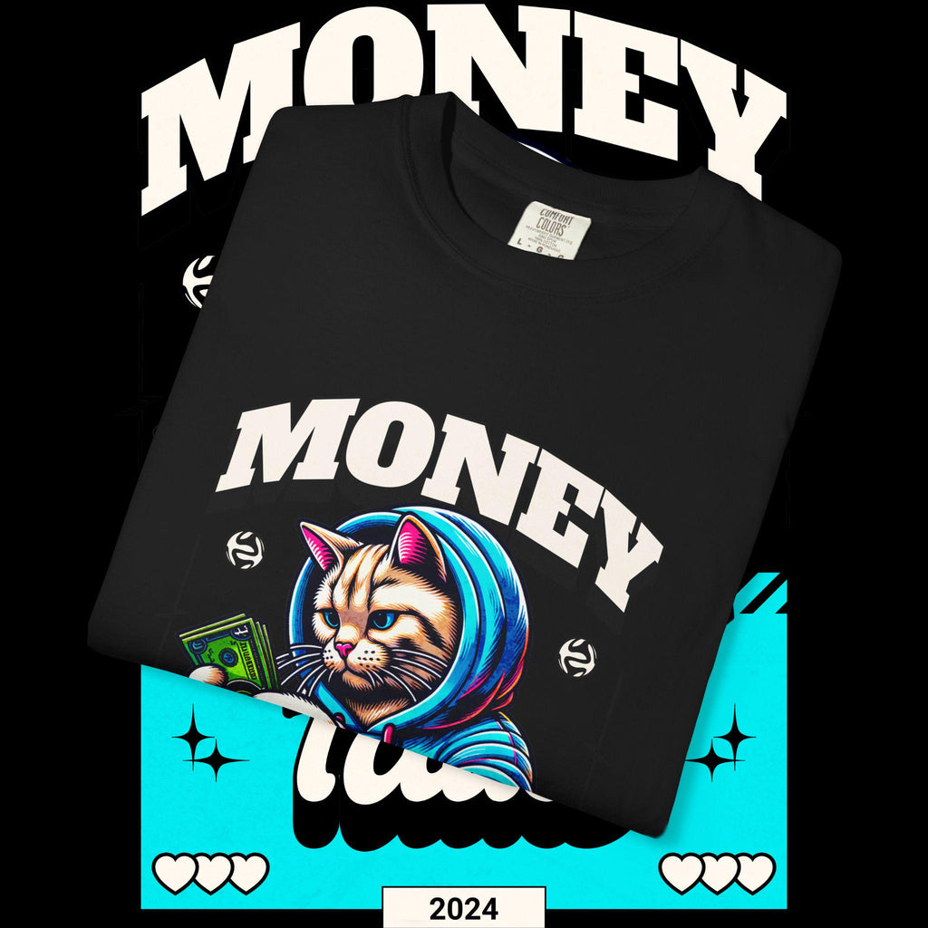 Make Money Graphic Tee: Unisex Vintage Style Cotton T-Shirt