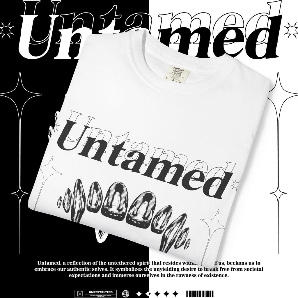 Untamed Spirit T-Shirt: Unisex Garment-Dyed Cotton Tee