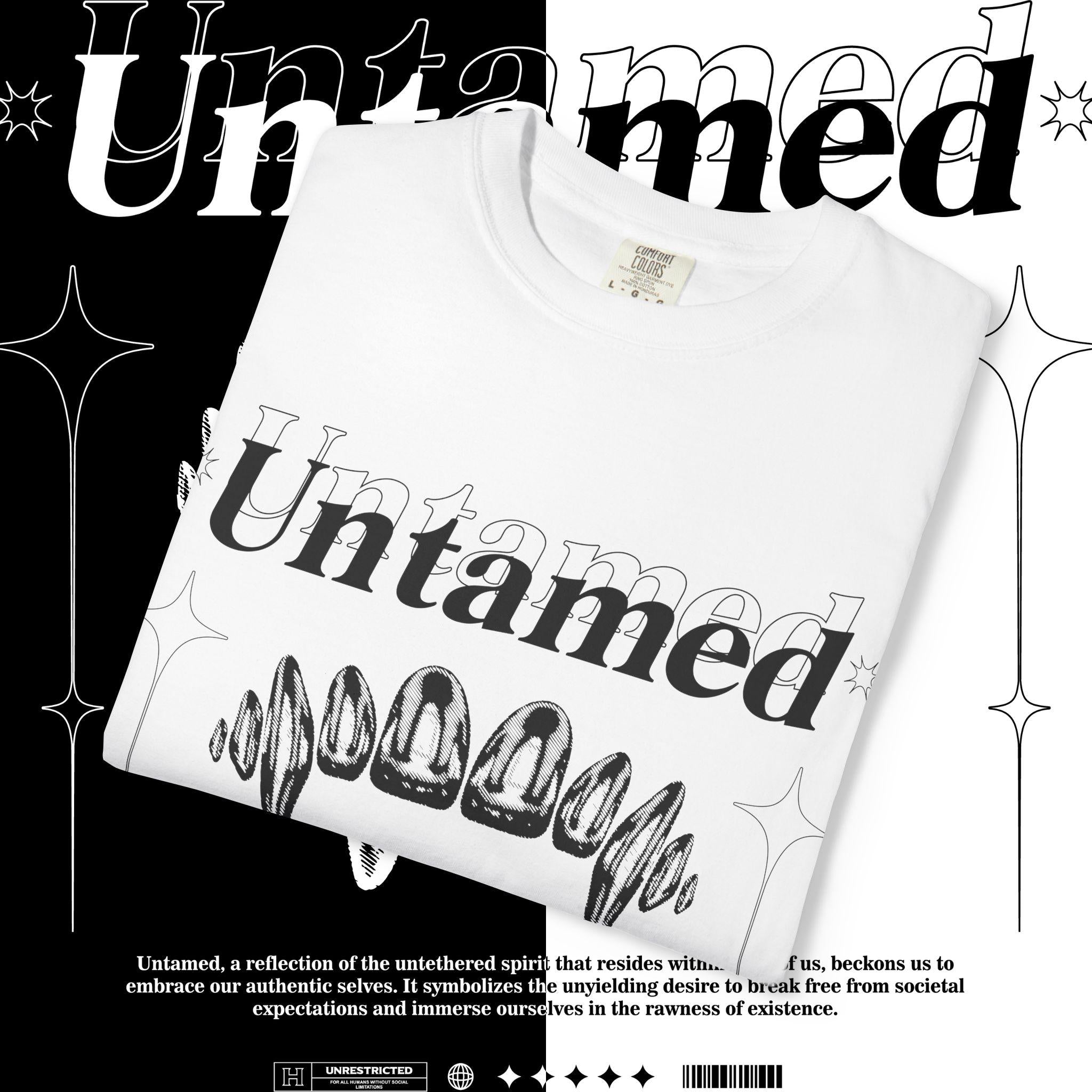Untamed Spirit T-Shirt: Unisex Garment-Dyed Cotton Tee