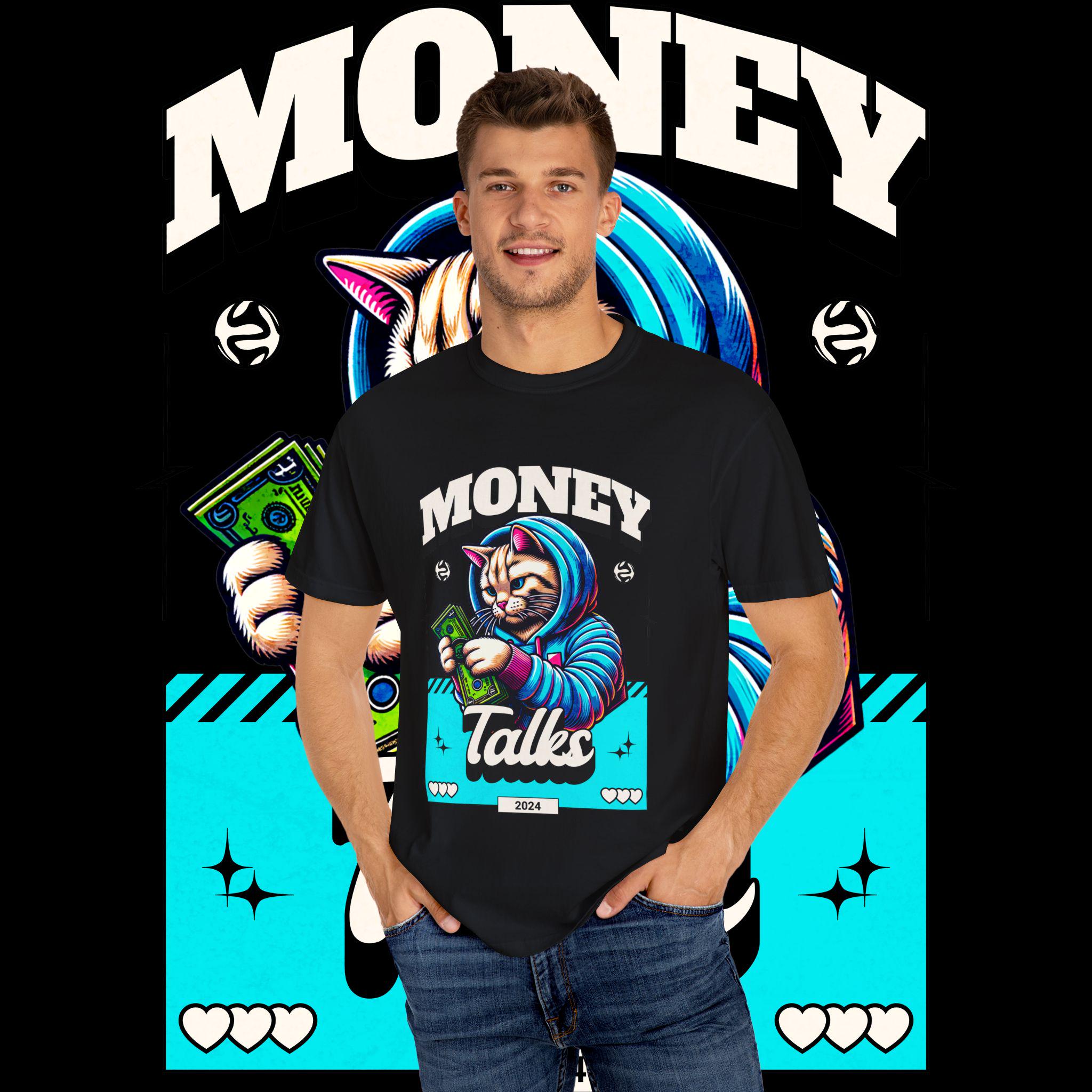 Make Money Graphic Tee: Unisex Vintage Style Cotton T-Shirt
