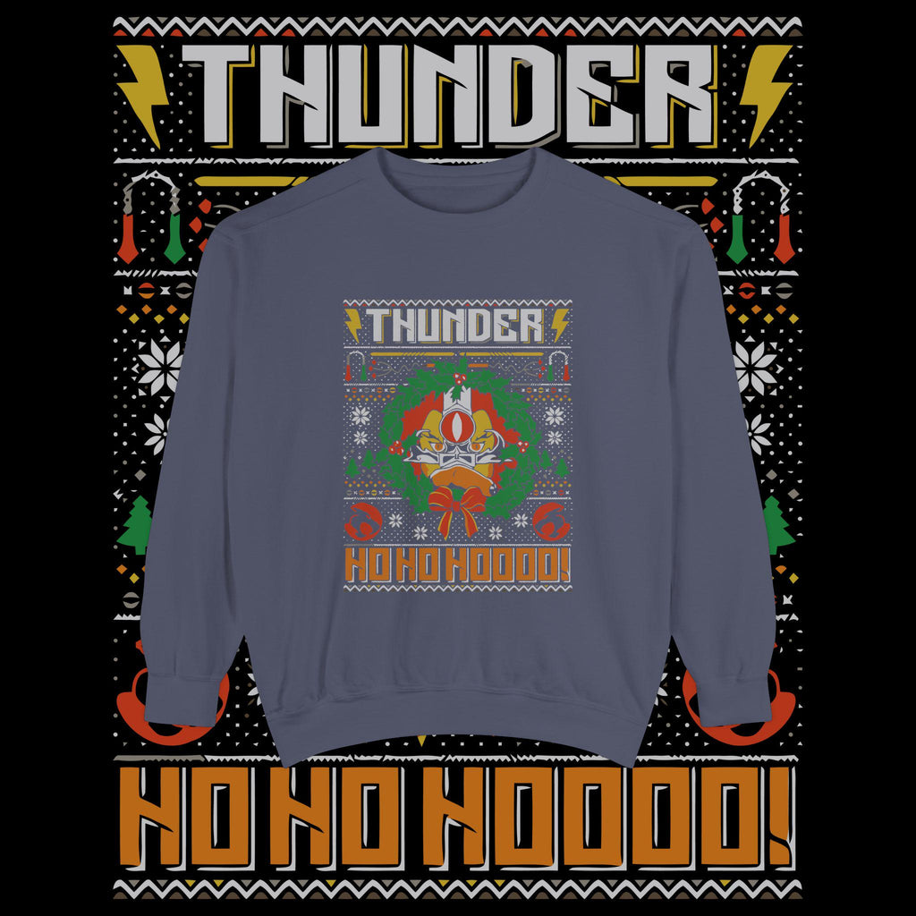 Thunder Ho Ho Ho Retro Christmas Sweatshirt