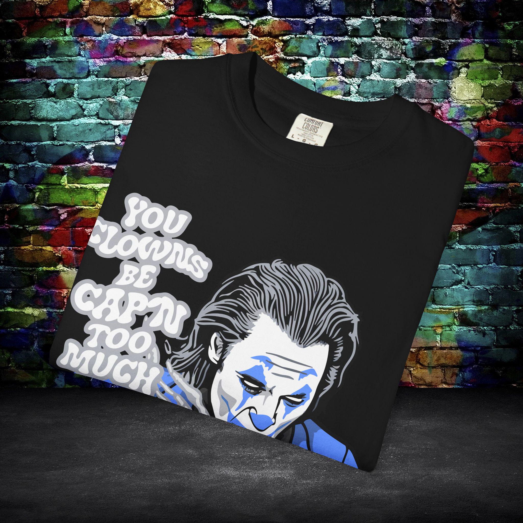 Humorous Joker T-Shirt: Last Laugh Comic Art, Funny Unisex Tee