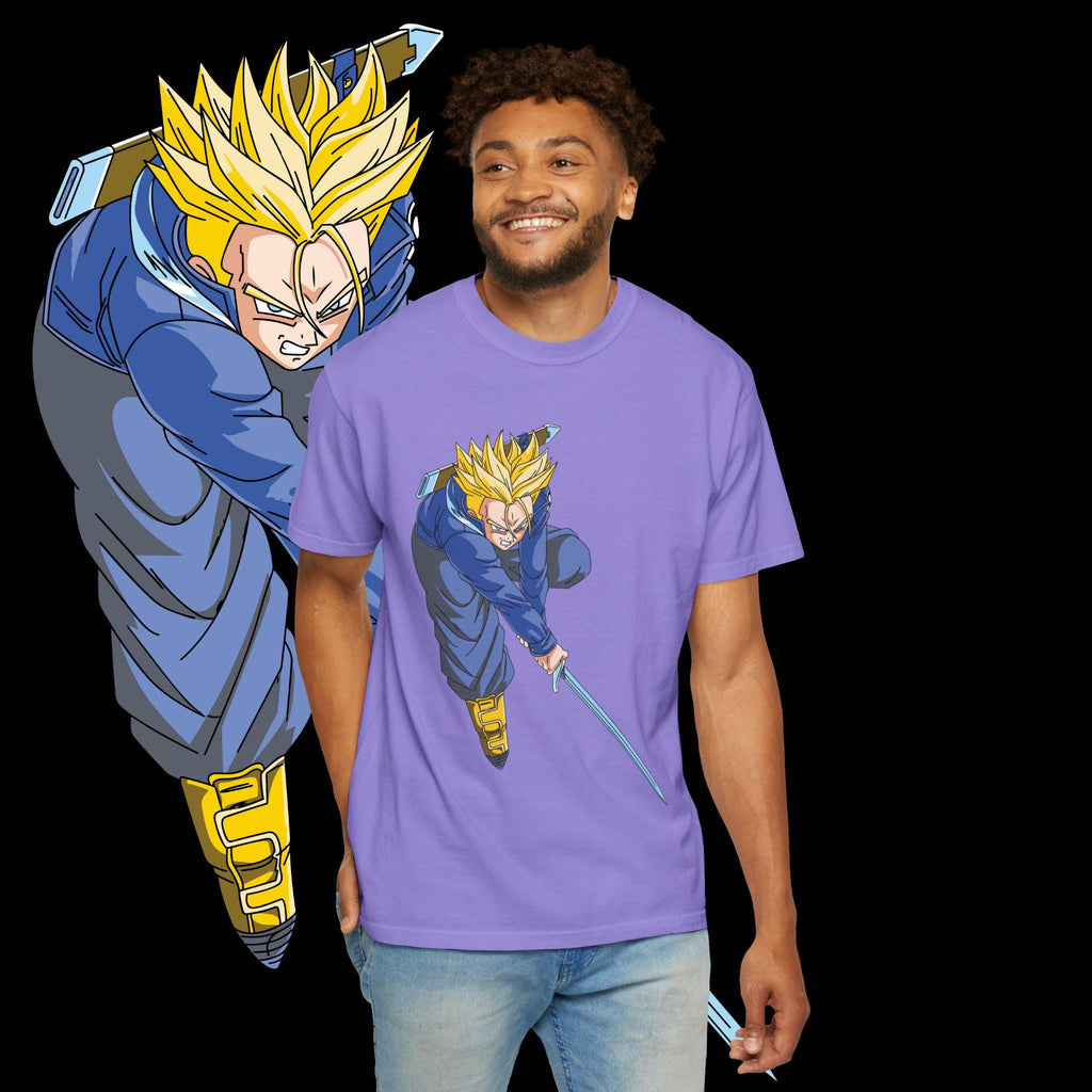 Garment-Dyed Anime Tee, Heroic Design, Comfort Colors T-Shirt