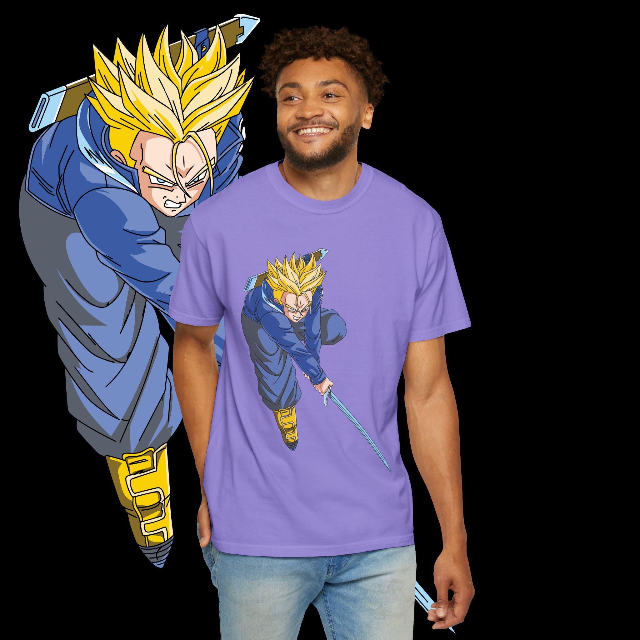Garment-Dyed Anime Tee, Heroic Design, Comfort Colors T-Shirt