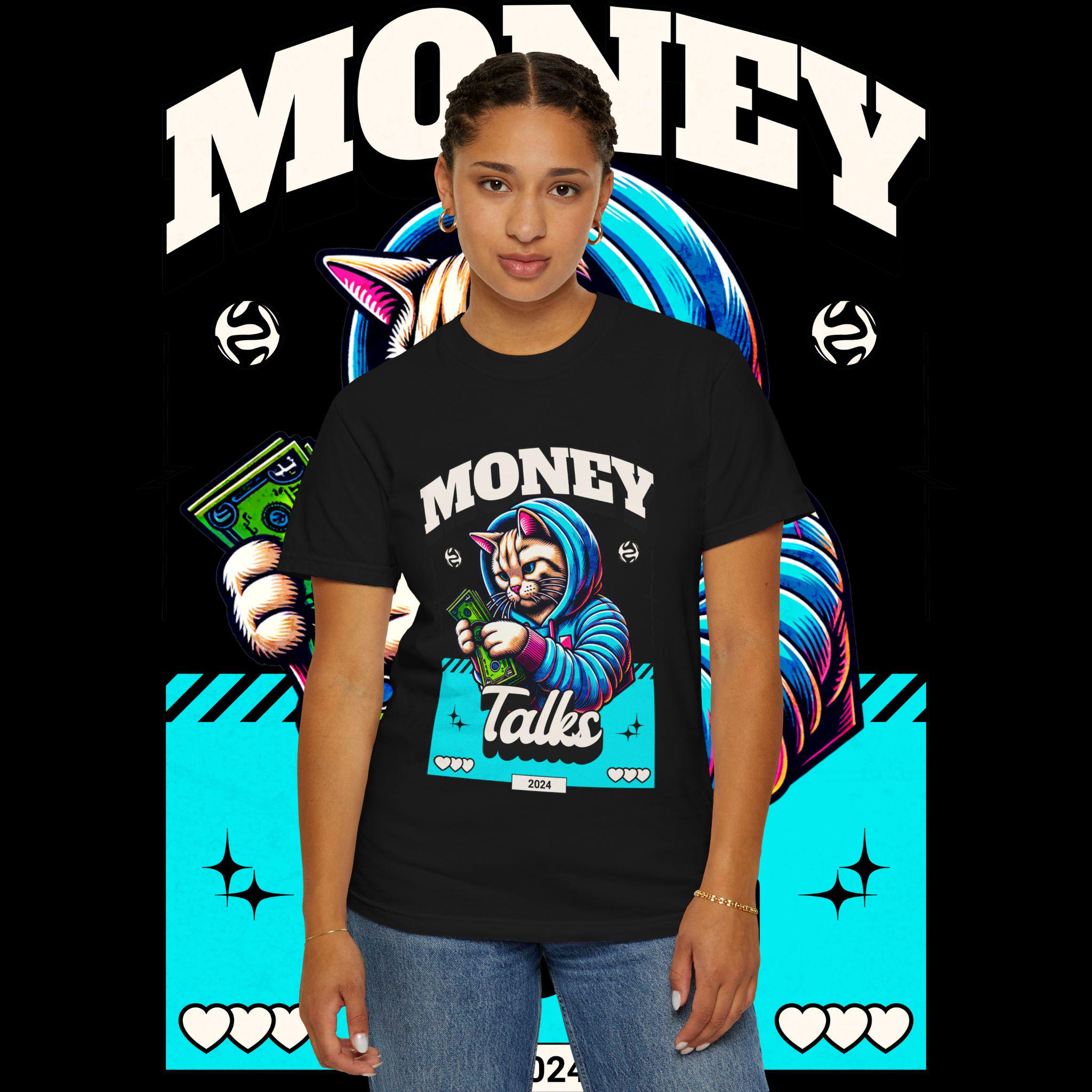Make Money Graphic Tee: Unisex Vintage Style Cotton T-Shirt