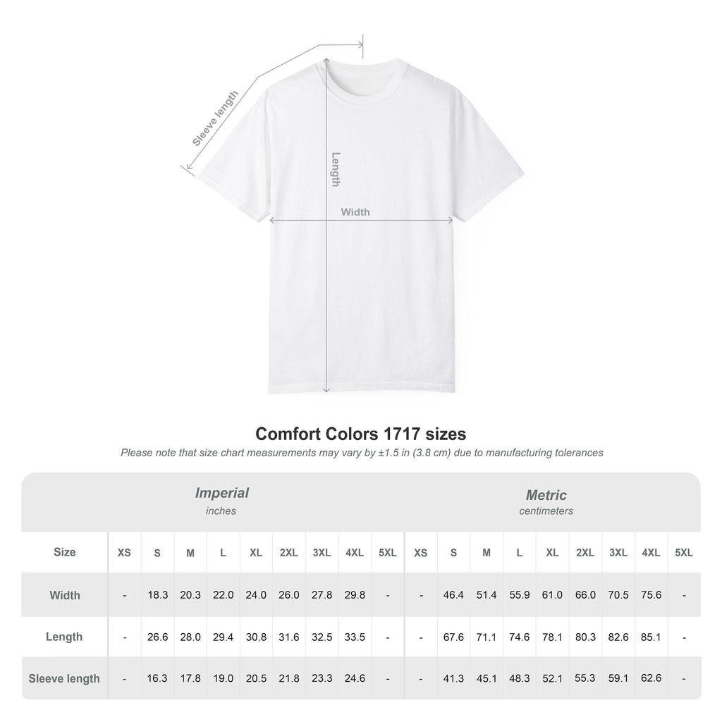Vibrant Graphic T-Shirt: Garment-Dyed US Cotton Tee for Artists