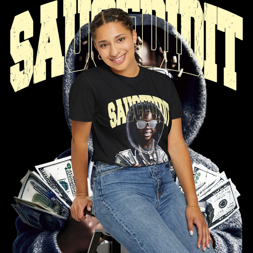Garment-Dyed Unisex T-Shirt: Hip Hop Streetwear Fashion