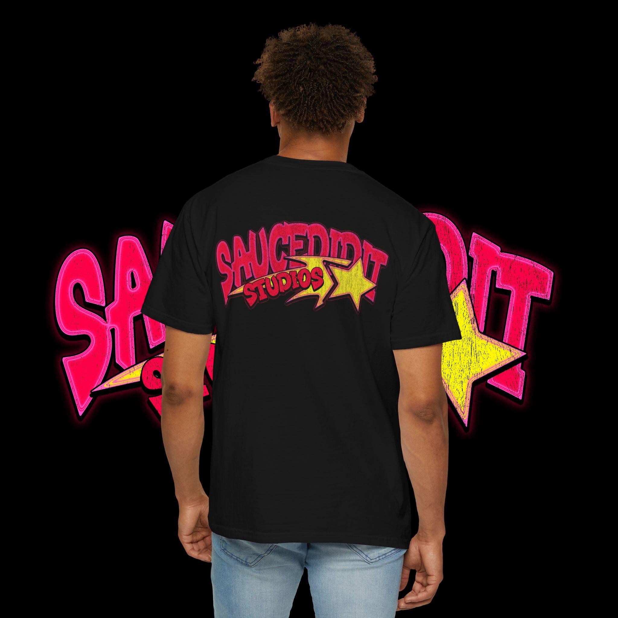 Vibrant Graphic T-Shirt: Garment-Dyed US Cotton Tee for Artists