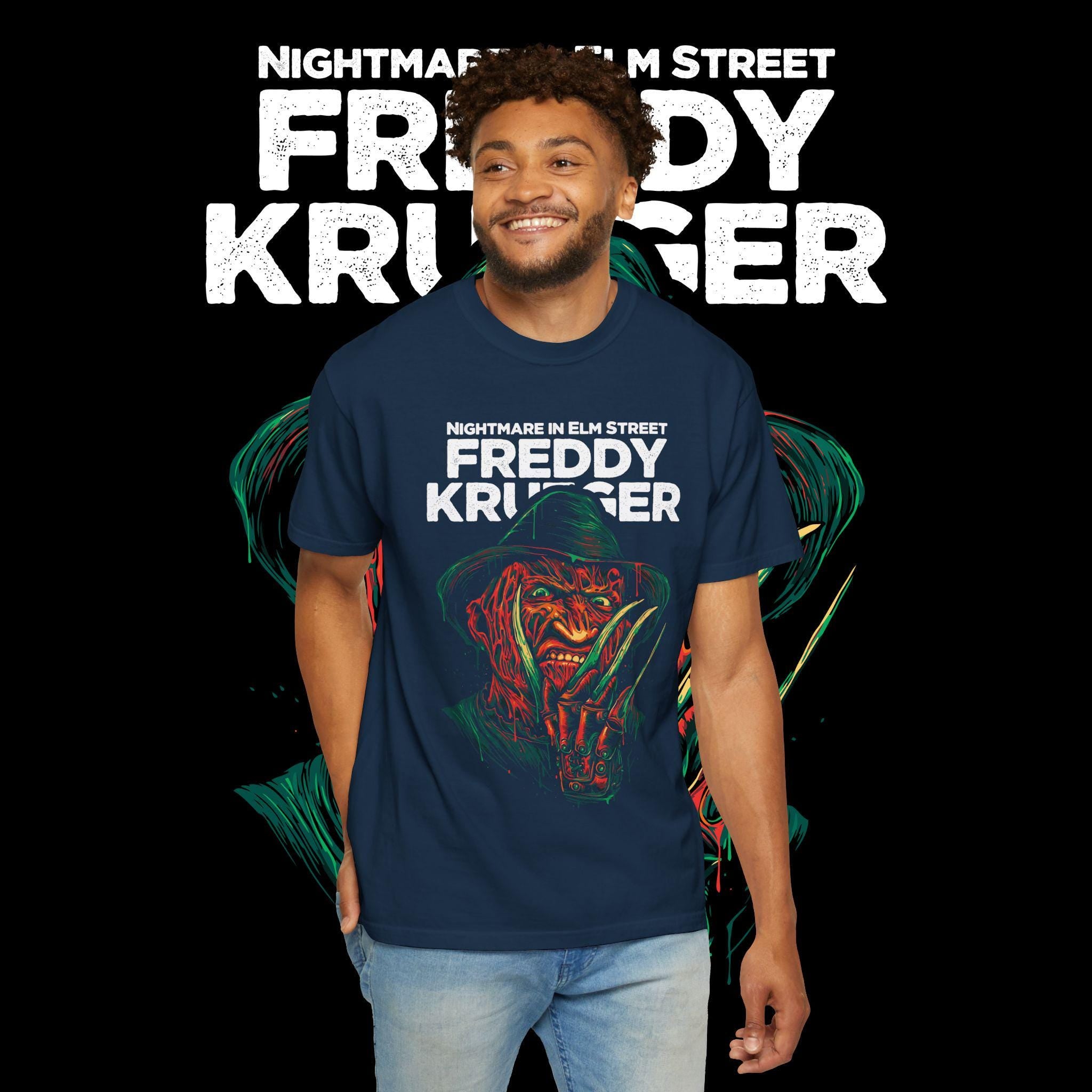 Freddy Krueger T-Shirt: Nightmare on Elm Street Horror Movie Tee