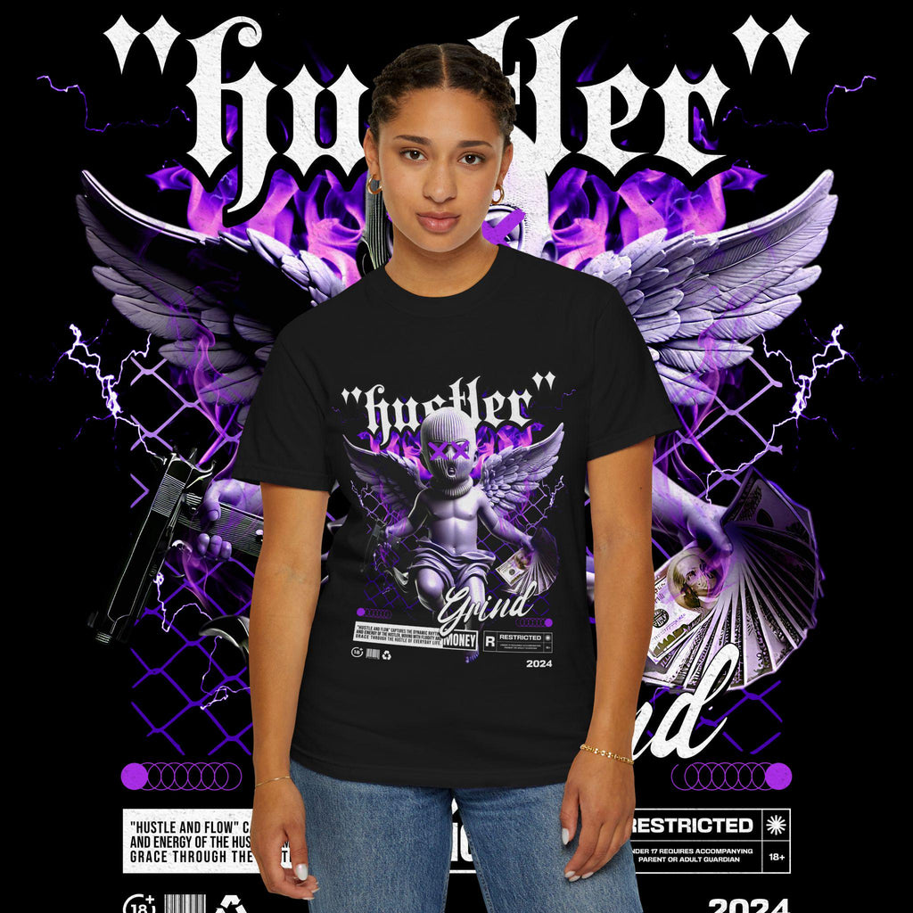 Hustler Graphic Tee, Streetwear Style, Unisex Shirt, Gift for Entrepreneurs, Casual Outfit, Motivation T-Shirt