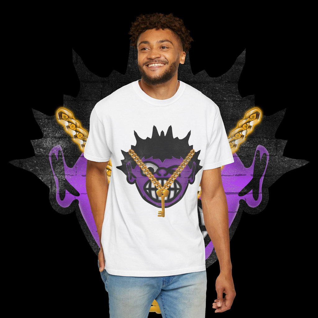 Urban Graphic Tee: Unisex Garment-Dyed Cotton T-Shirt