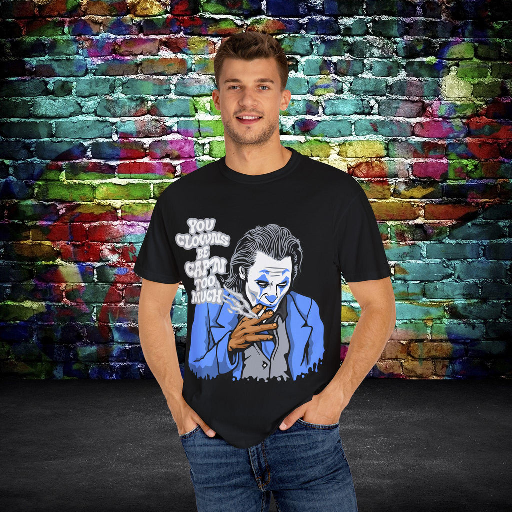Humorous Joker T-Shirt: Last Laugh Comic Art, Funny Unisex Tee