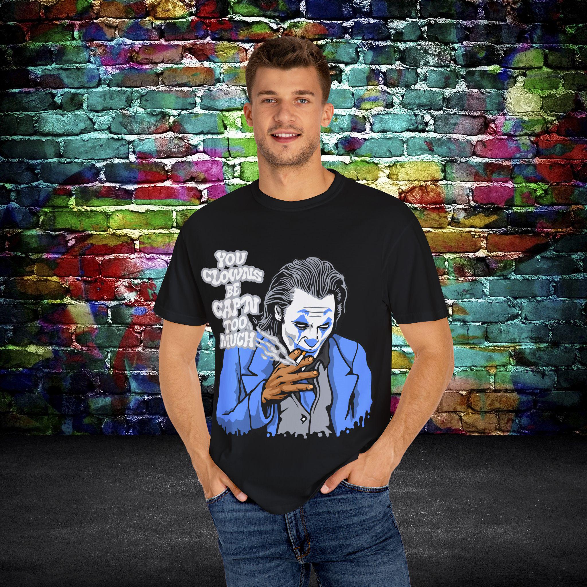 Humorous Joker T-Shirt: Last Laugh Comic Art, Funny Unisex Tee