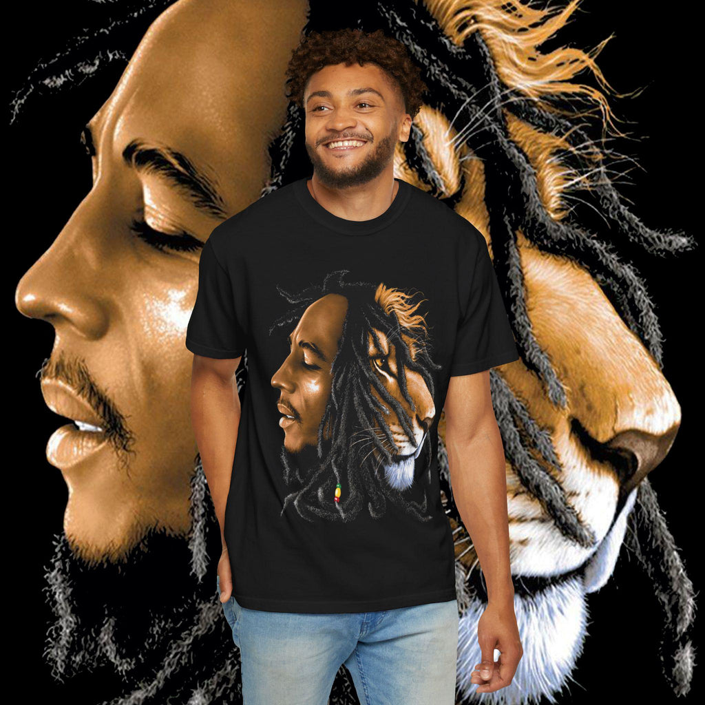 Lion Spirit Unisex T-Shirt: Bohemian Graphic Tee for Nature Lovers