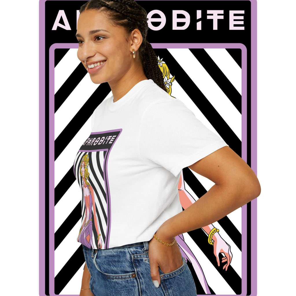 Aphrodite Graphic T-Shirt: Unisex Garment-Dyed Greek Mythology Tee