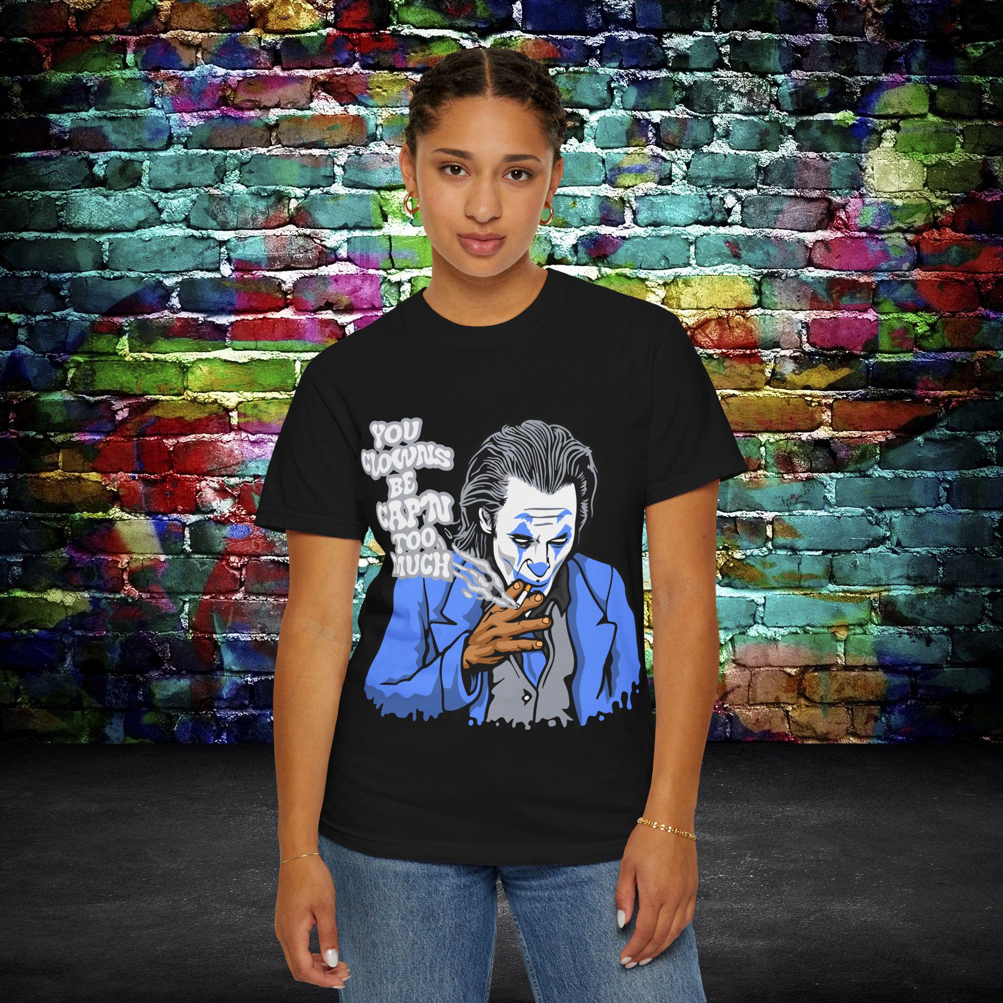 Humorous Joker T-Shirt: Last Laugh Comic Art, Funny Unisex Tee