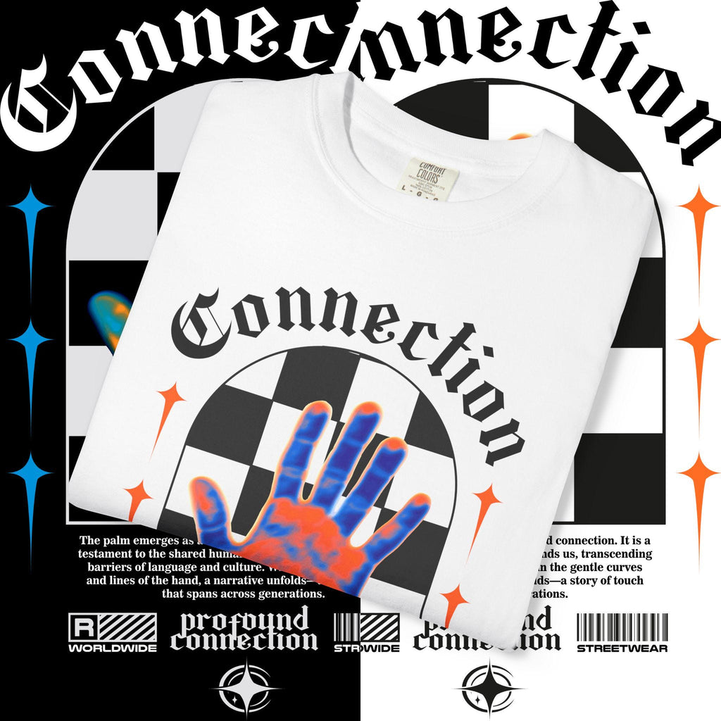 Connection Graphic Tee: Unisex Streetwear T-Shirt, Artistic Design