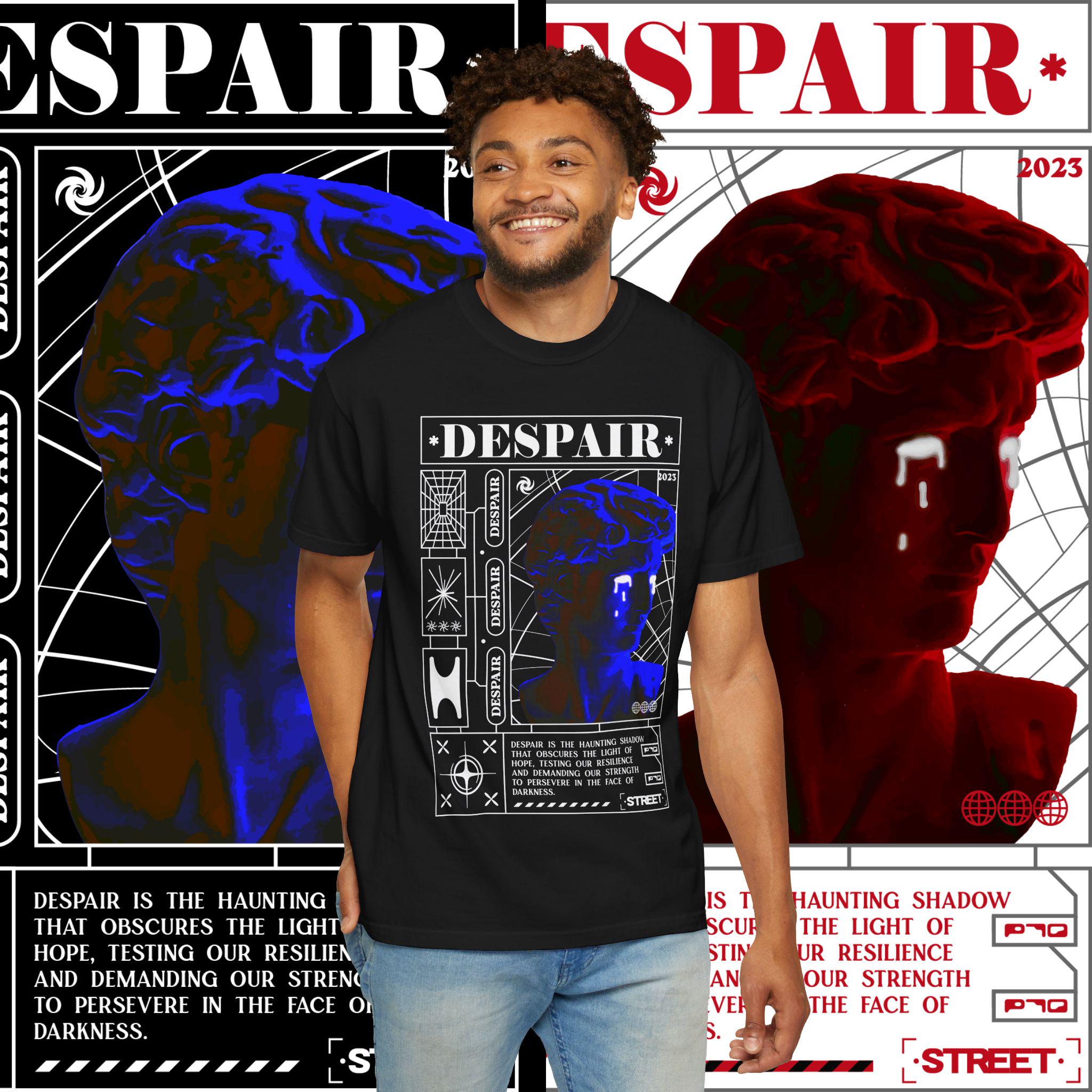 Unisex Garment-Dyed T-Shirt: Artistic Graphic Tee, Streetwear Fashion