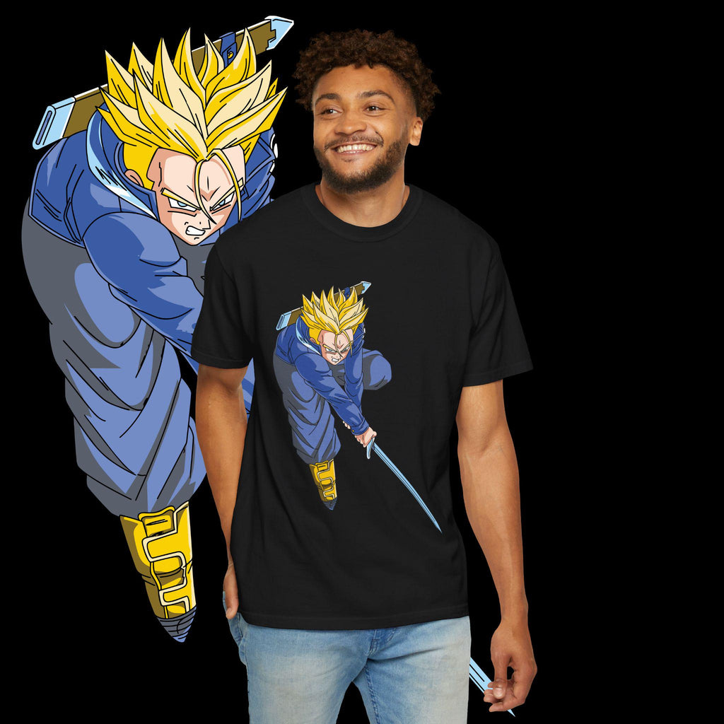 Garment-Dyed Anime Tee, Heroic Design, Comfort Colors T-Shirt