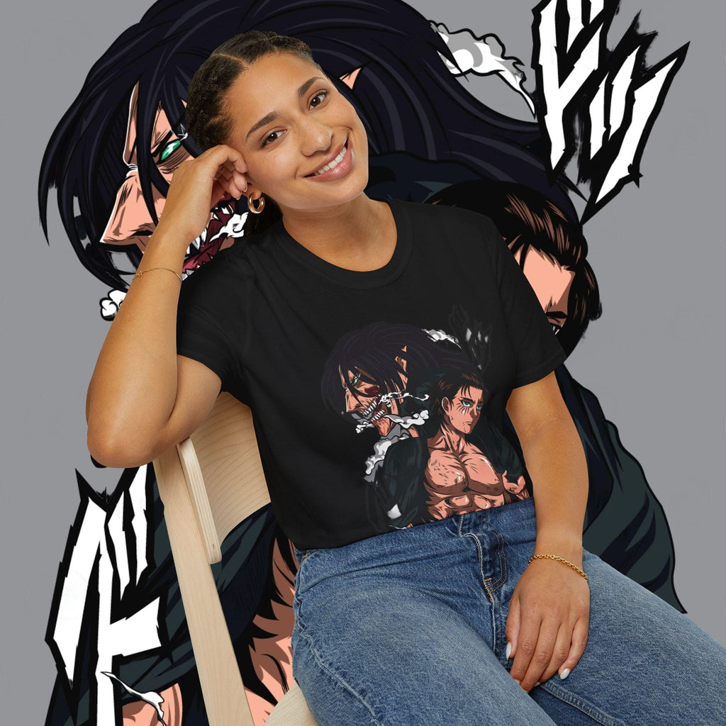 Attack on Titan Unisex T-Shirt, Survey Corps Tee, Levi Ackerman Shirt, Anime Fan Gift, AOT Top
