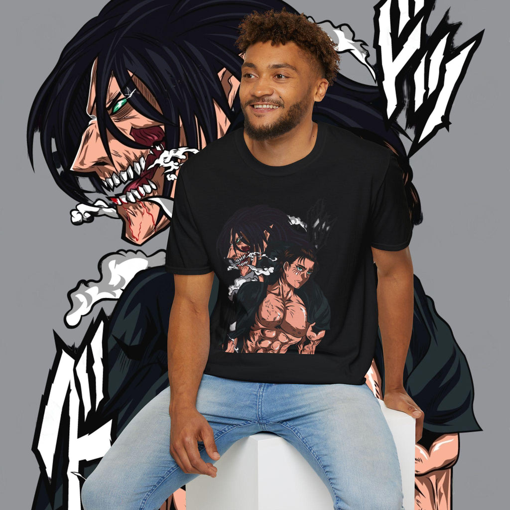 Attack on Titan Unisex T-Shirt, Survey Corps Tee, Levi Ackerman Shirt, Anime Fan Gift, AOT Top