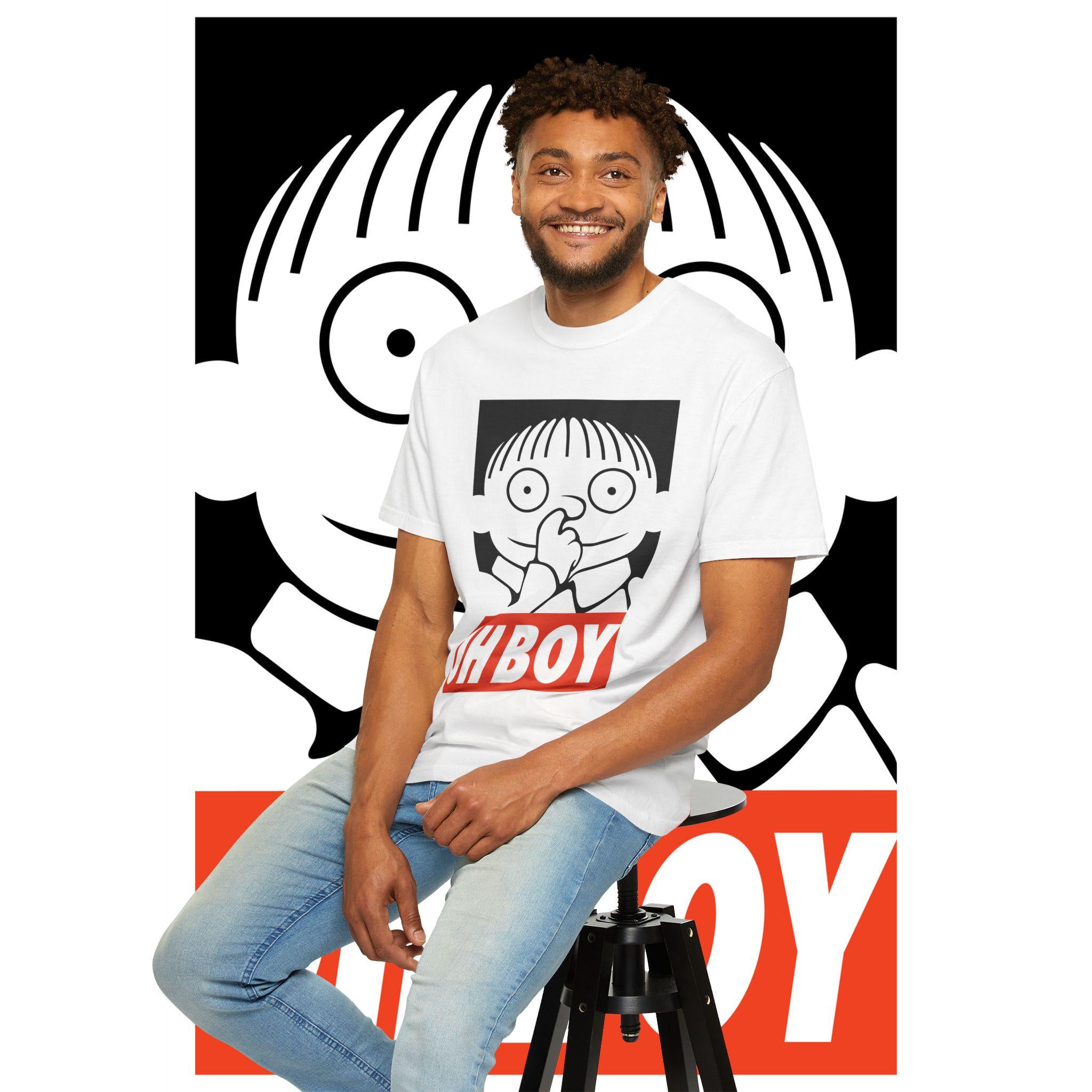 Funny Graphic T-Shirt: Unisex Garment-Dyed Cotton Tee