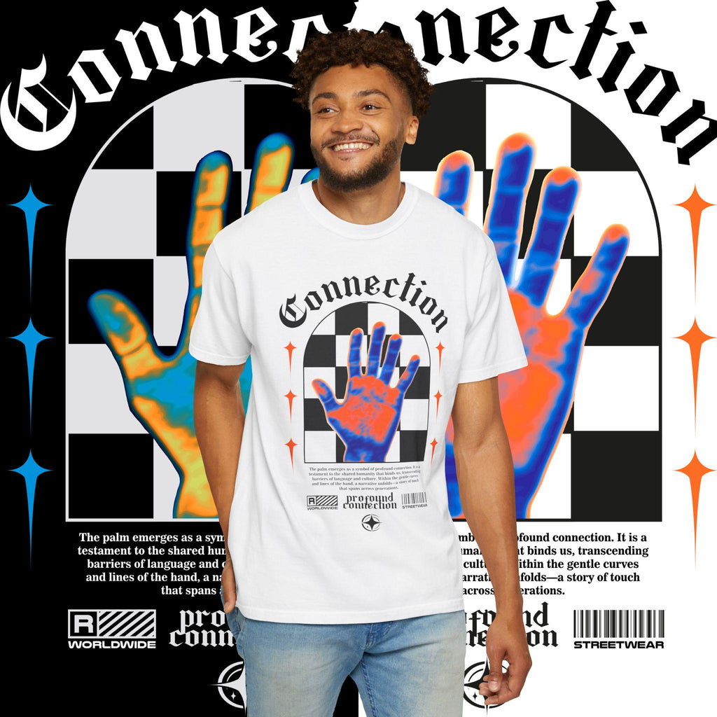 Connection Graphic Tee: Unisex Streetwear T-Shirt, Artistic Design