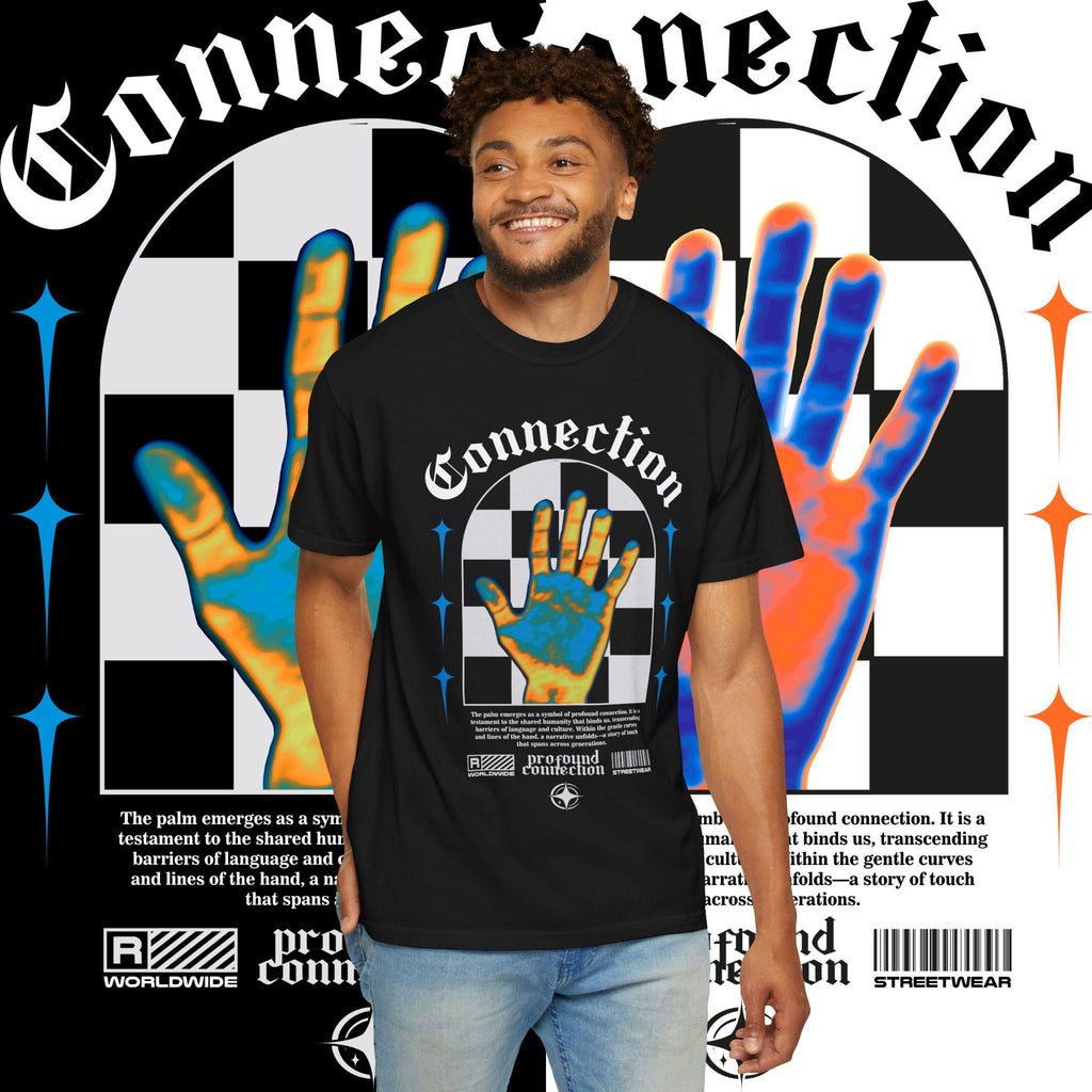 Connection Graphic Tee: Unisex Streetwear T-Shirt, Artistic Design