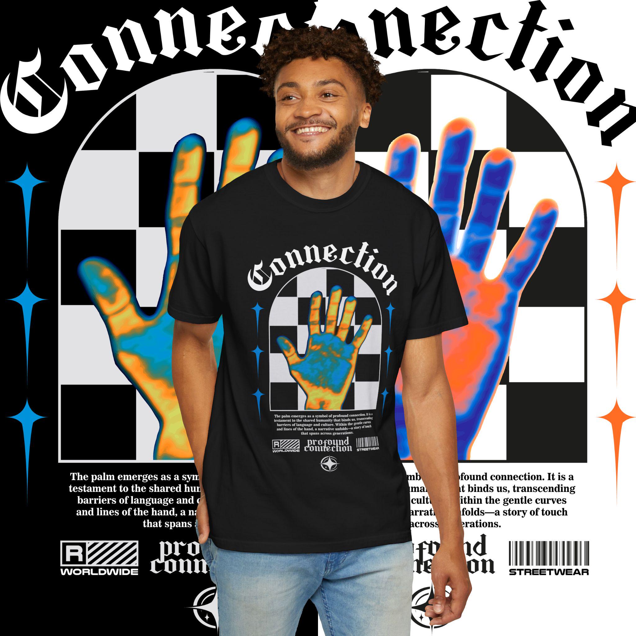 Connection Graphic Tee: Unisex Streetwear T-Shirt, Artistic Design