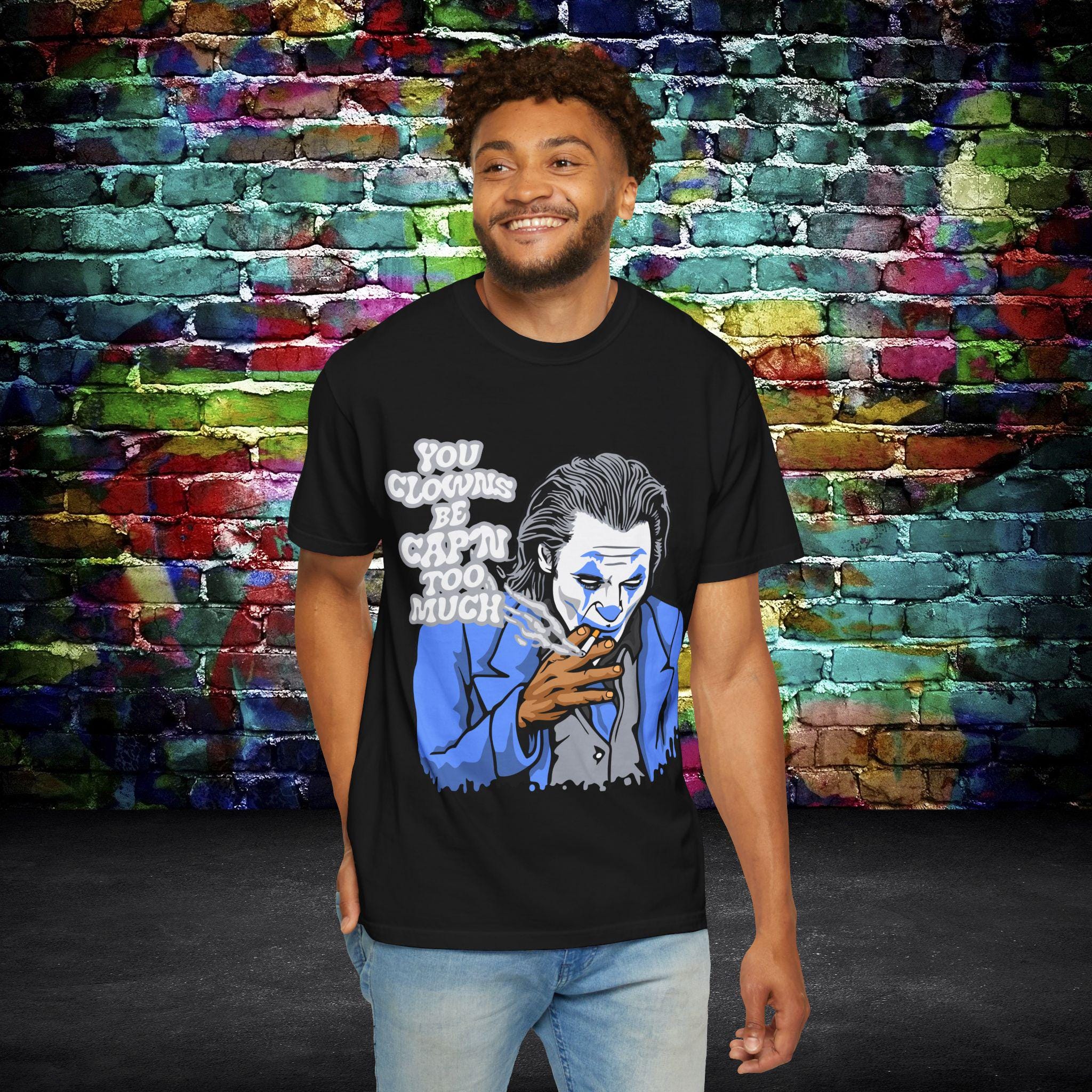 Humorous Joker T-Shirt: Last Laugh Comic Art, Funny Unisex Tee