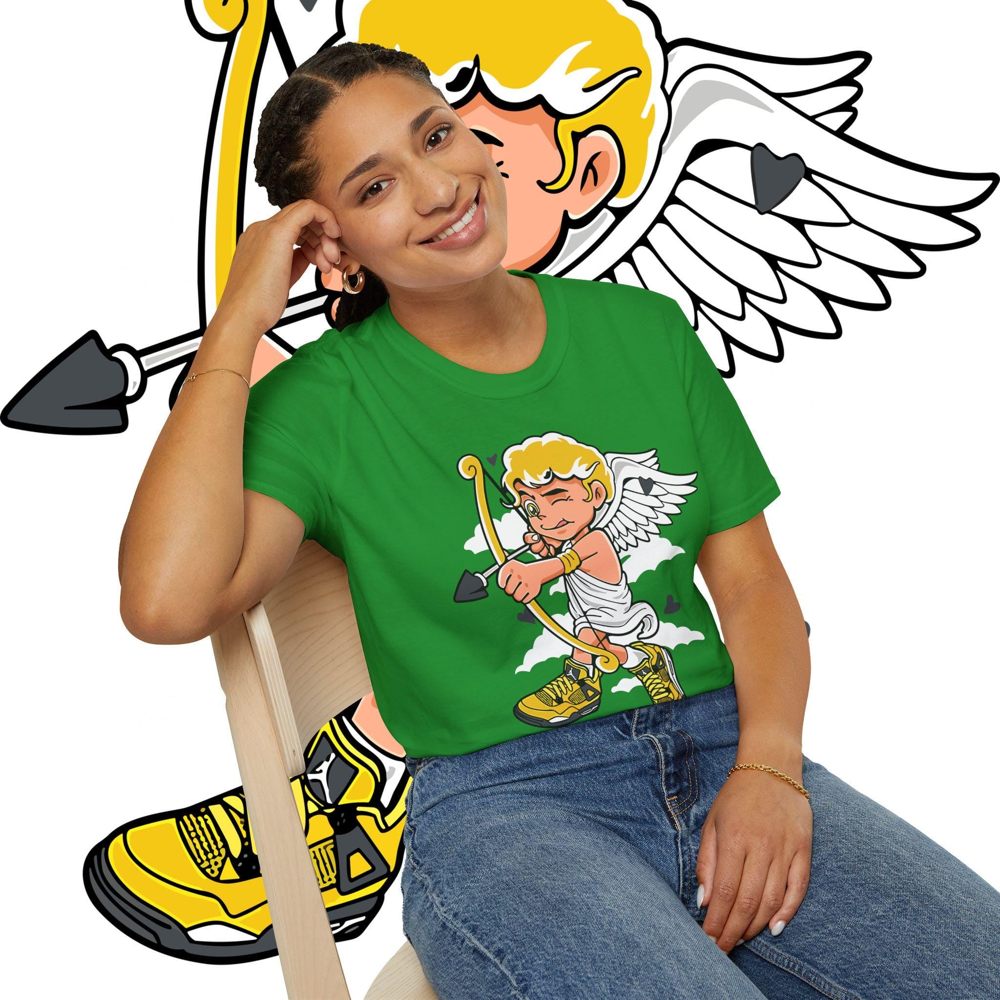 Celestial Angel T-Shirt: Vintage Style Cotton Tee