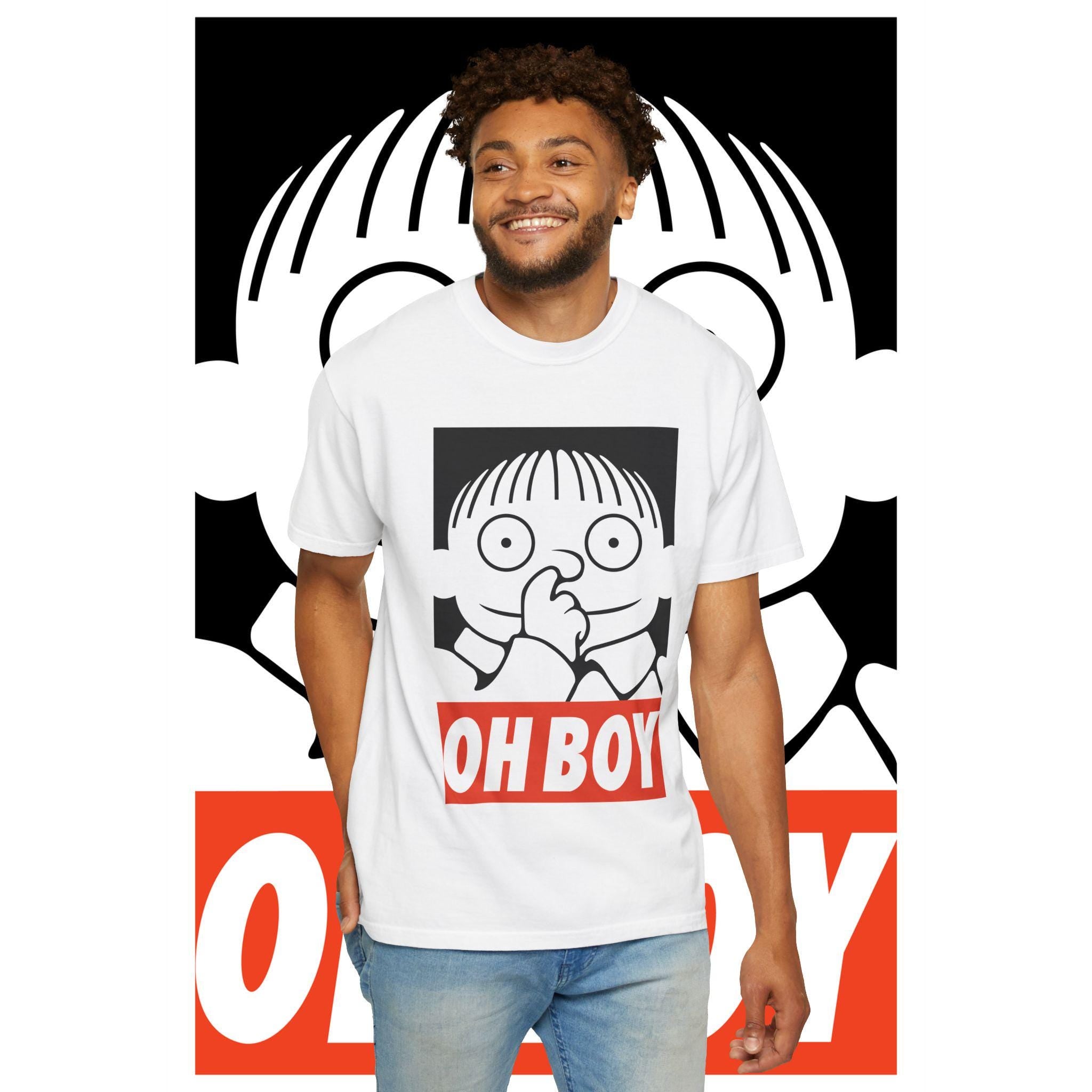 Funny Graphic T-Shirt: Unisex Garment-Dyed Cotton Tee