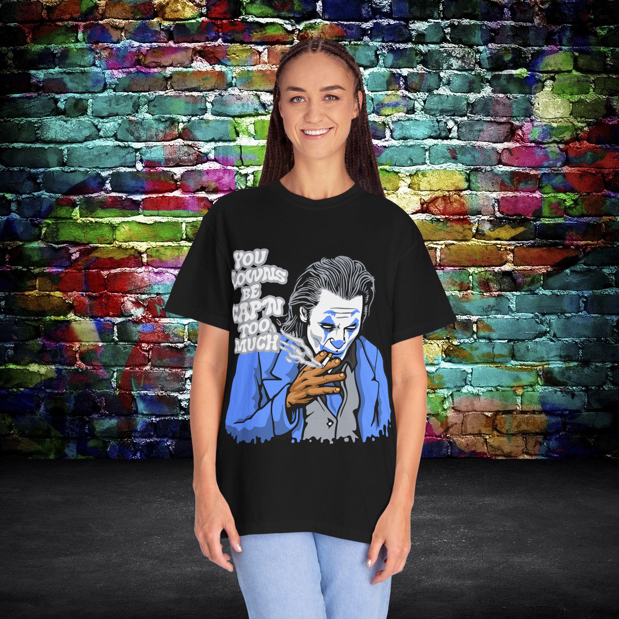 Humorous Joker T-Shirt: Last Laugh Comic Art, Funny Unisex Tee