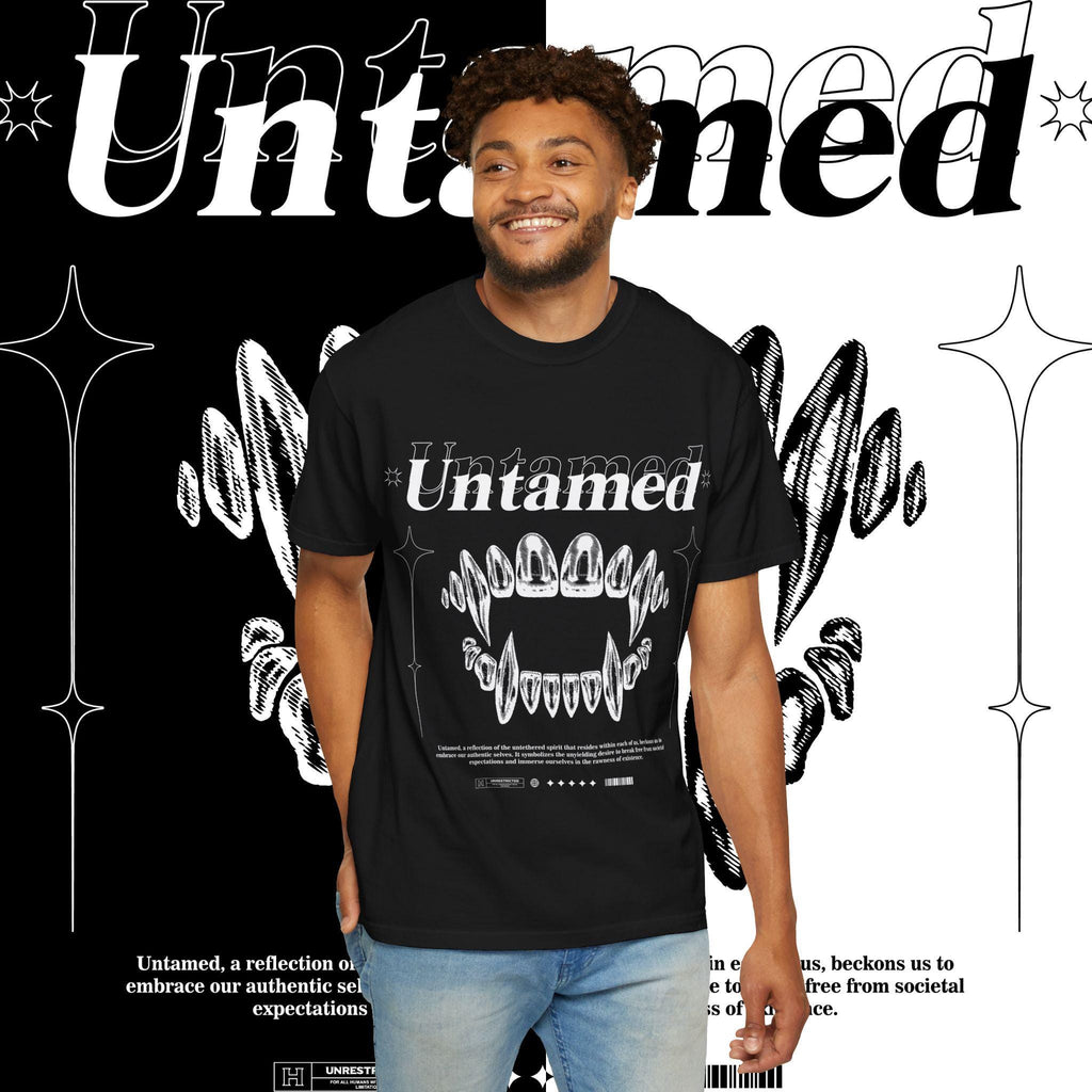 Untamed Spirit T-Shirt: Unisex Garment-Dyed Cotton Tee