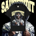 Garment-Dyed Unisex T-Shirt: Hip Hop Streetwear Fashion