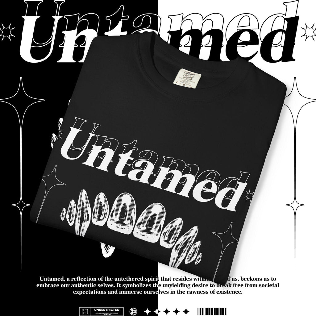 Untamed Spirit T-Shirt: Unisex Garment-Dyed Cotton Tee