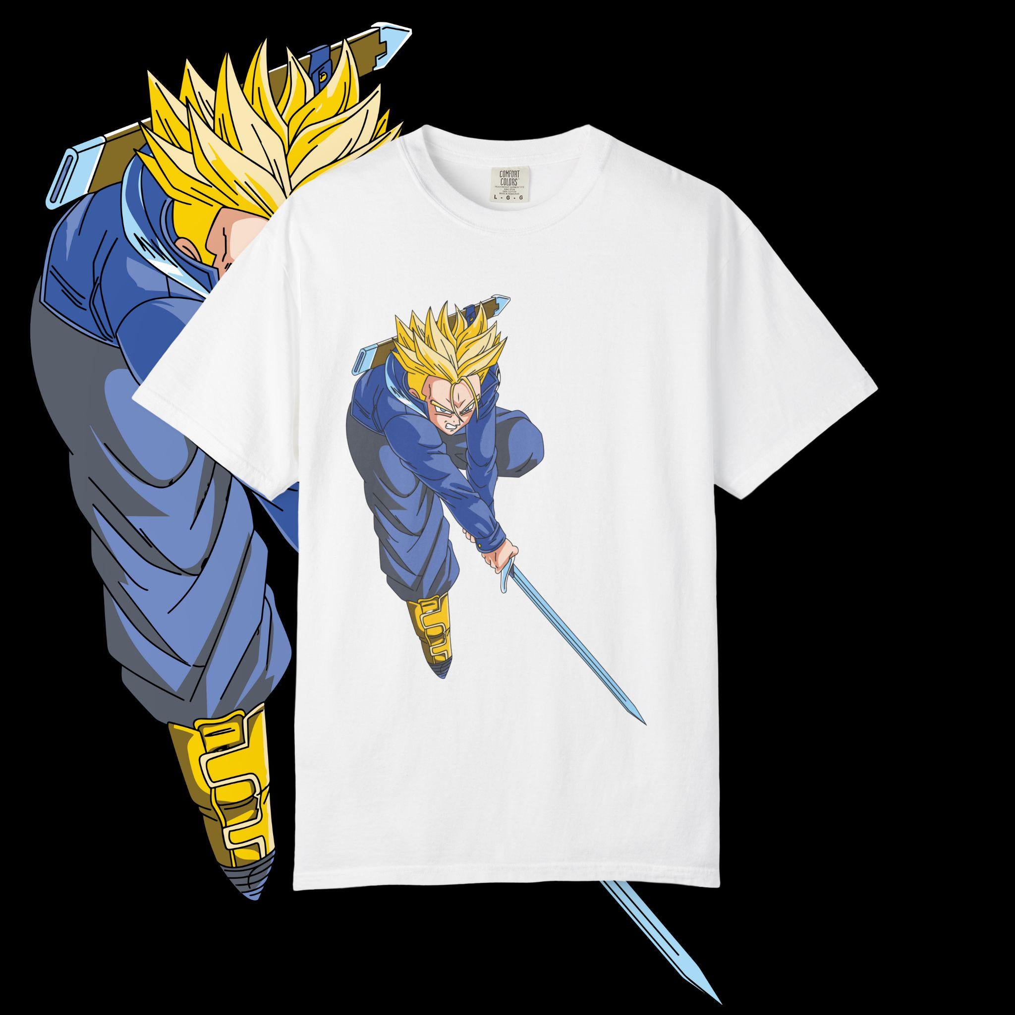 Garment-Dyed Anime Tee, Heroic Design, Comfort Colors T-Shirt