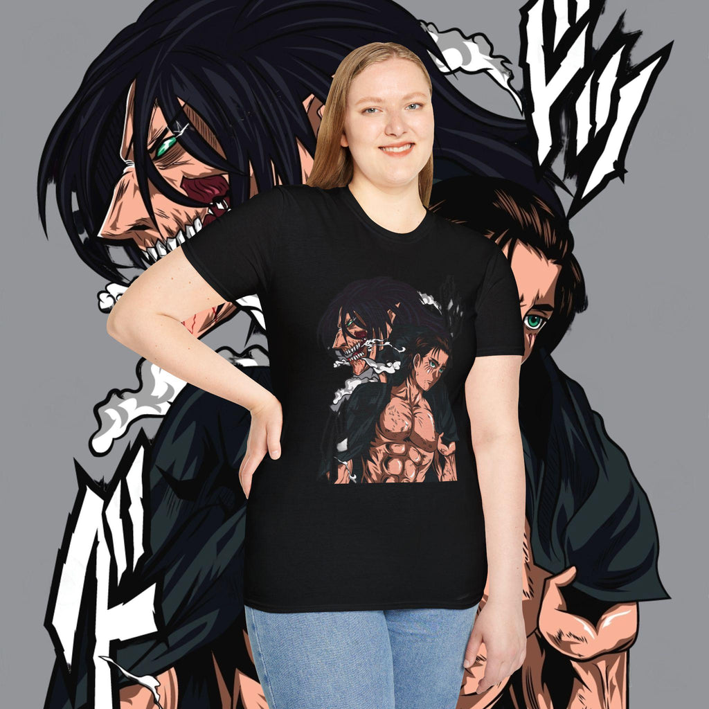 Attack on Titan Unisex T-Shirt, Survey Corps Tee, Levi Ackerman Shirt, Anime Fan Gift, AOT Top