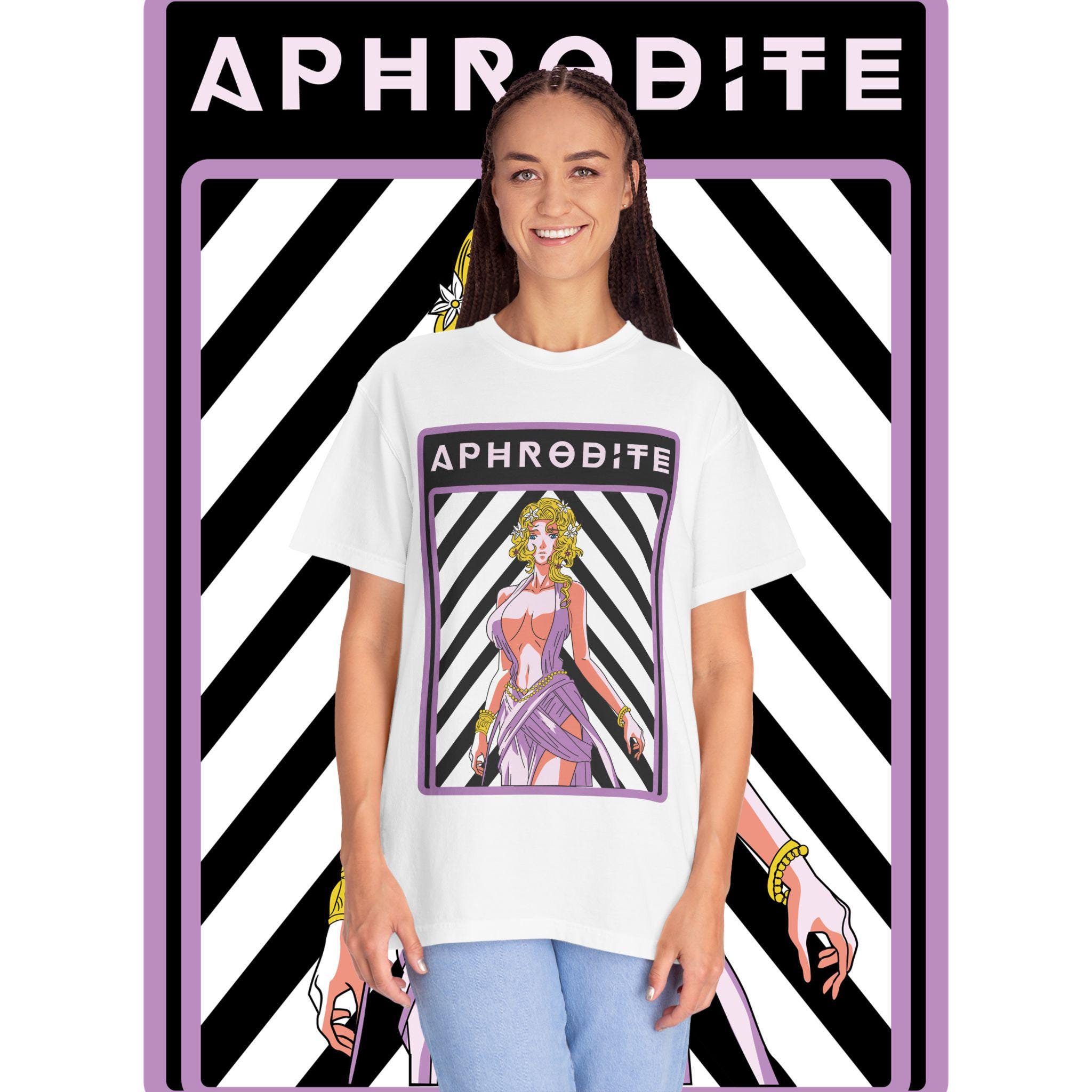 Aphrodite Graphic T-Shirt: Unisex Garment-Dyed Greek Mythology Tee