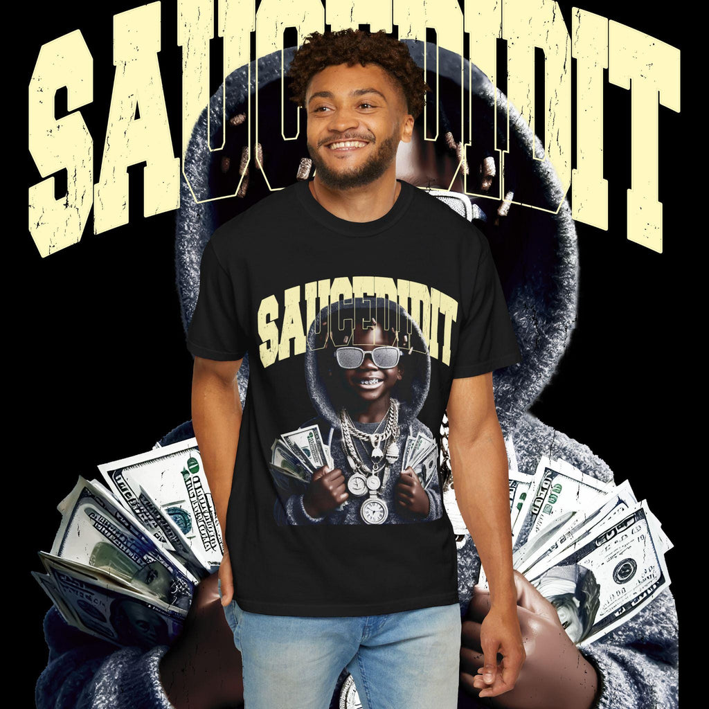 Garment-Dyed Unisex T-Shirt: Hip Hop Streetwear Fashion